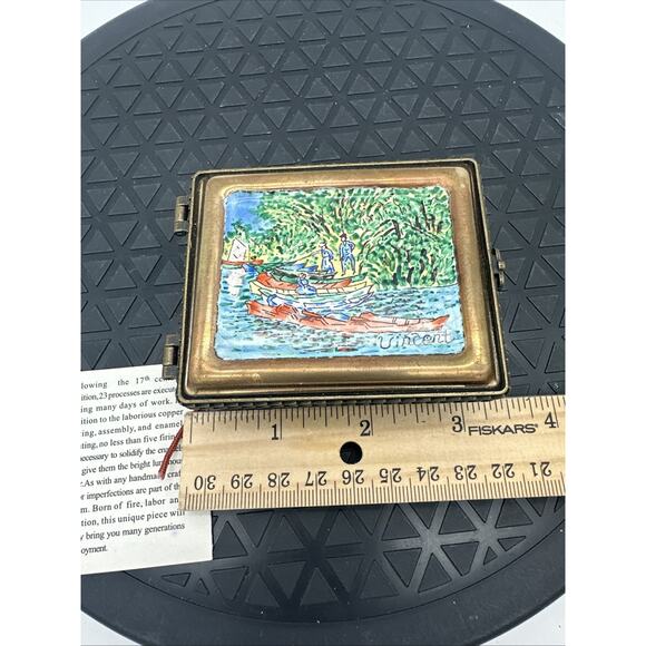 Kelvin Chen Trinket Box “Vincent” Art Number 477 EUC - Picture 7 of 8